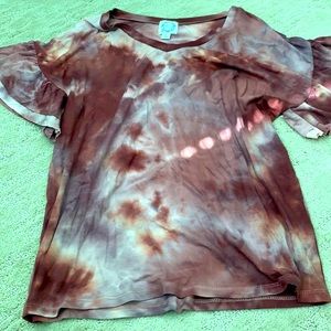 Francescas size xs tie dye blouse